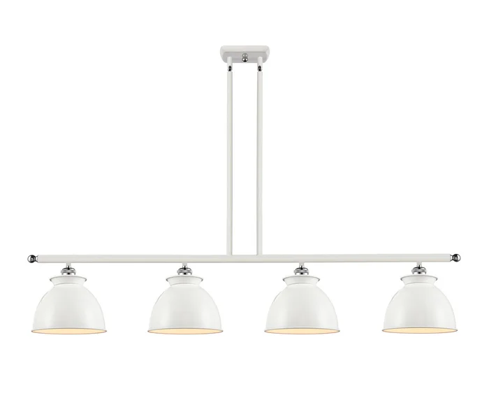 Ballston Four Light Island Pendant in White Polished Chrome (405|516-4I-WPC-M14-W)