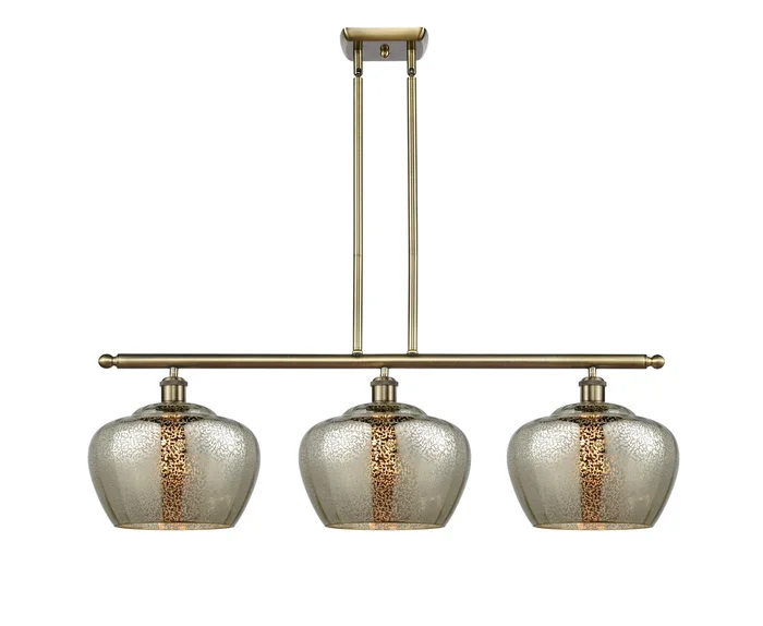 Ballston LED Island Pendant in Antique Brass (405|516-3I-AB-G96-L-LED)