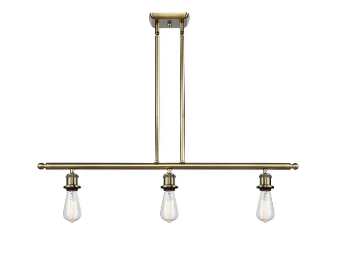 Ballston LED Island Pendant in Antique Brass (405|516-3I-AB-LED)