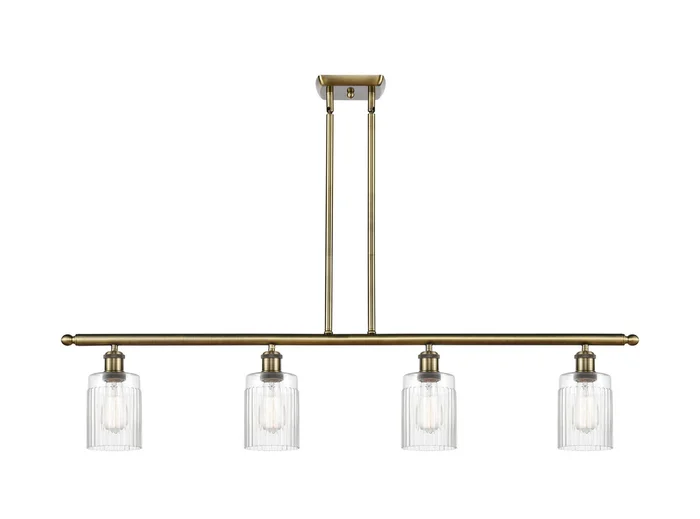 Ballston LED Island Pendant in Antique Brass (405|516-4I-AB-G342-LED)