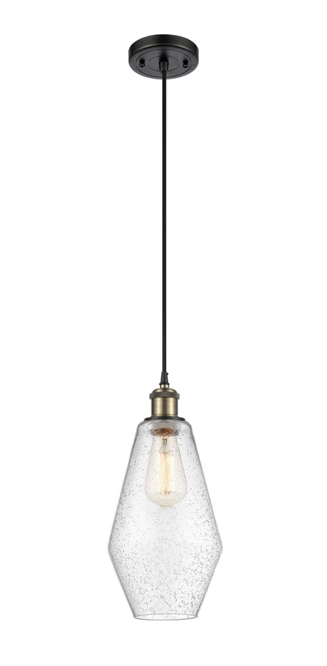 Ballston LED Mini Pendant in Black Antique Brass (405|516-1P-BAB-G654-7-LED)