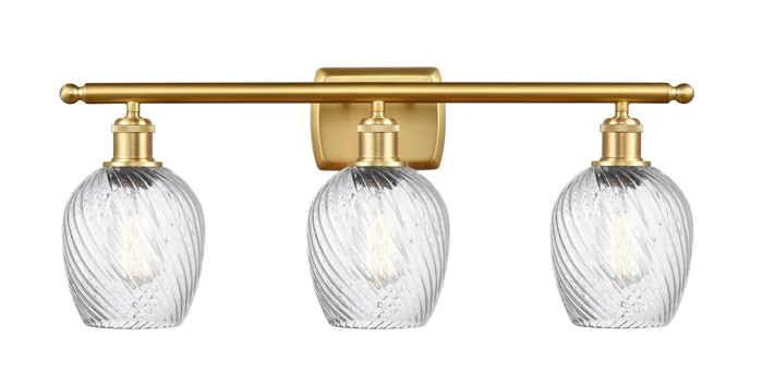 Ballston Three Light Bath Vanity in Satin Gold (405|516-3W-SG-G292)