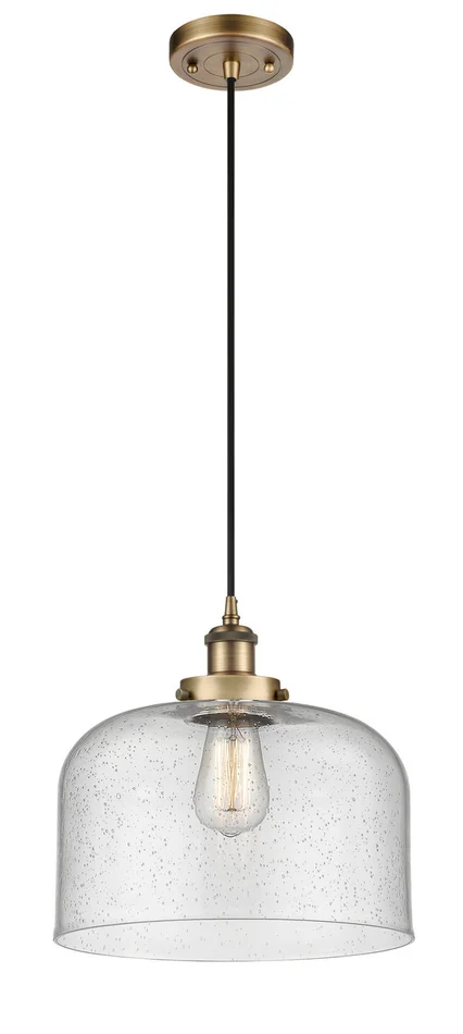 Ballston Urban LED Mini Pendant in Brushed Brass (405|916-1P-BB-G74-L-LED)