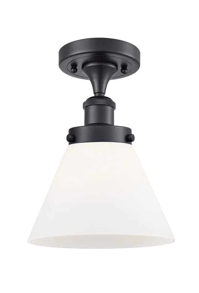 Ballston Urban LED Semi-Flush Mount in Matte Black (405|916-1C-BK-G41-LED)