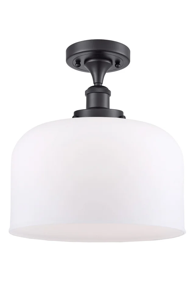 Ballston Urban LED Semi-Flush Mount in Matte Black (405|916-1C-BK-G71-L-LED)