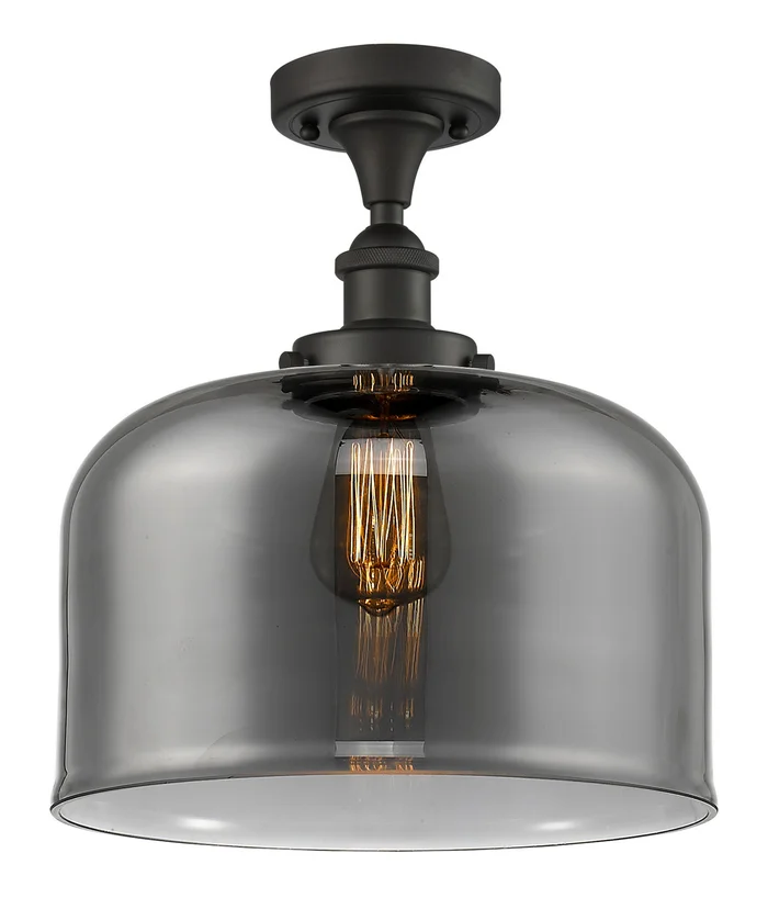 Ballston Urban LED Semi-Flush Mount in Oil Rubbed Bronze (405|916-1C-OB-G73-L-LED)