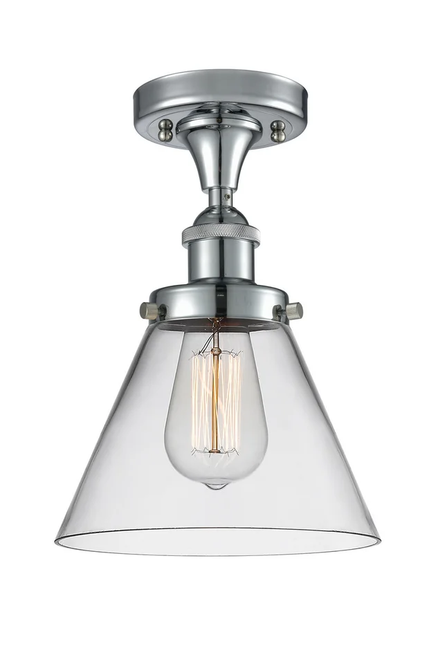 Ballston Urban LED Semi-Flush Mount in Polished Chrome (405|916-1C-PC-G42-LED)