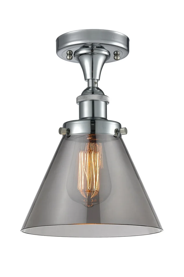 Ballston Urban LED Semi-Flush Mount in Polished Chrome (405|916-1C-PC-G43-LED)