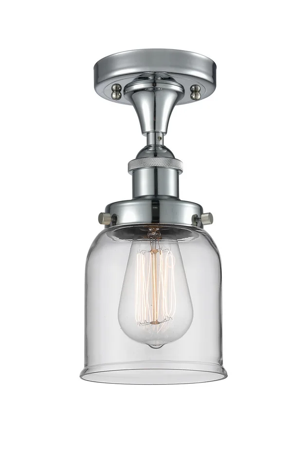 Ballston Urban LED Semi-Flush Mount in Polished Chrome (405|916-1C-PC-G52-LED)