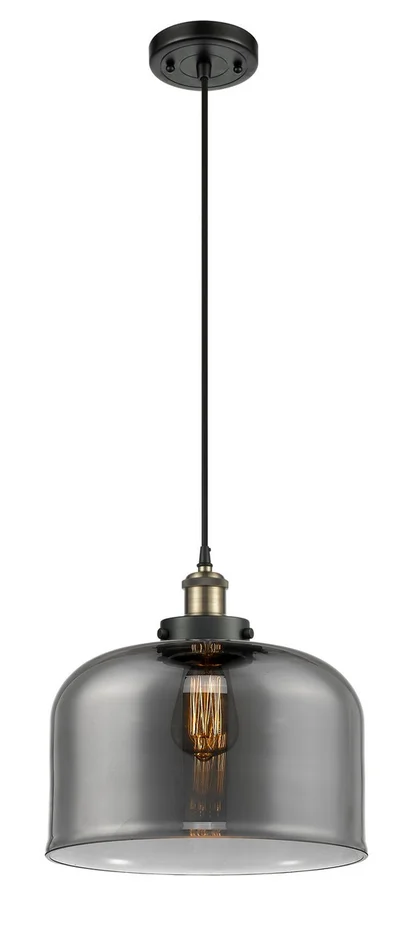 Ballston Urban One Light Mini Pendant in Black Antique Brass (405|916-1P-BAB-G73-L)