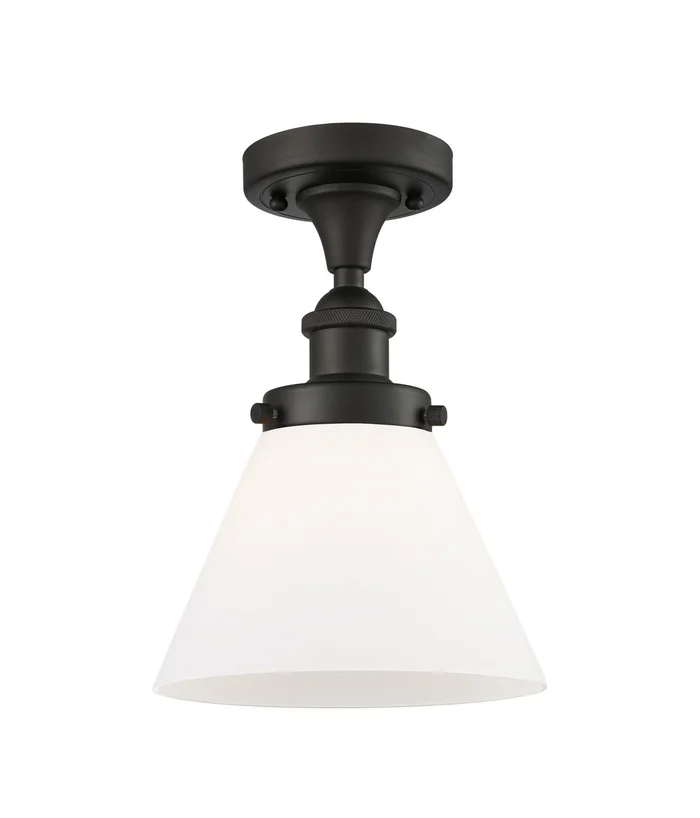 Ballston Urban One Light Semi-Flush Mount in Oil Rubbed Bronze (405|916-1C-OB-G41)