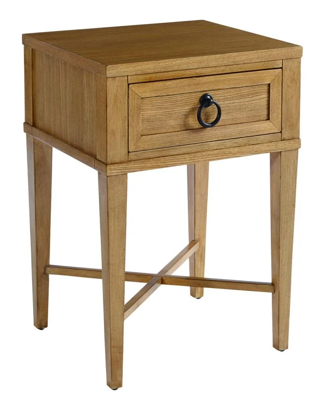 Barclay Butera Newport Clay 1 Drawer Night Table in Sandstone 920-622