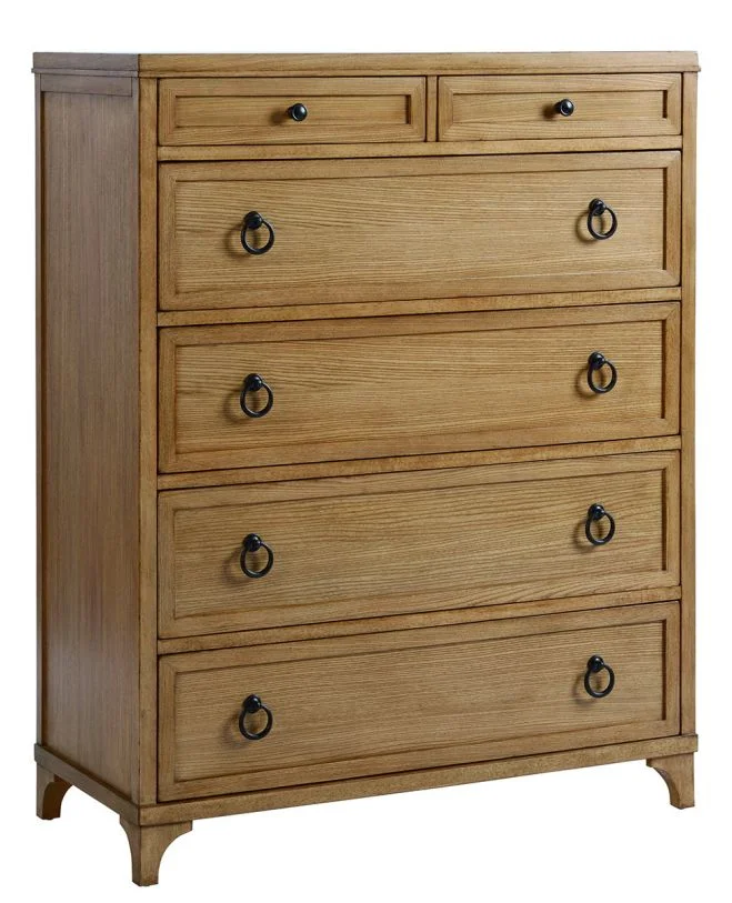 Barclay Butera Newport Goldenrod 6 Drawer Chest in Sandstone 920-307