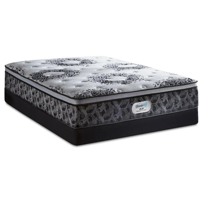 Beautyrest GL5 World Class Axis Euro-Top Firm Queen Mattress Set|Ensemble matelas ferme Euro-plateau GL5 World Class Axis de Beautyrest pour grand lit