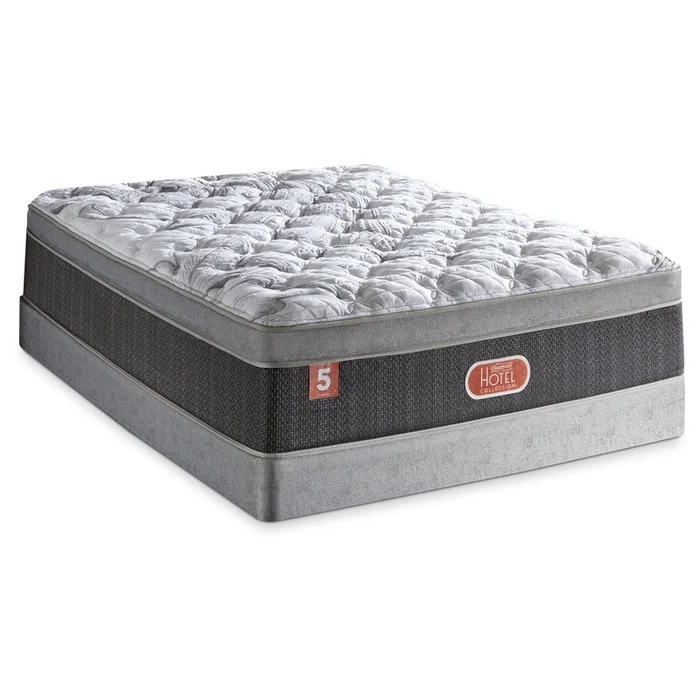 Beautyrest Hotel Diamond 5 Plush Euro-Top Low-Profile Split Queen Mattress Set|Ensemble moelleux Euro-plateau divis profil bas Hotel Diamond 5 de Beautyrest pour grand lit