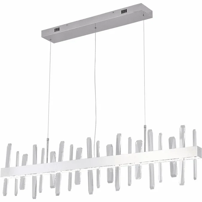 Bethel International FT72C47CR Chrome LED Kitchen Island Lighting