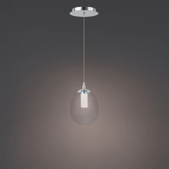 Bolla LED Mini Pendant in Chrome (34|PD-67209-CH)