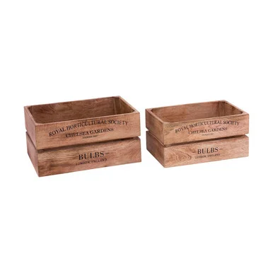 Boxes (Set of 2) in Brown (45|BOX002)