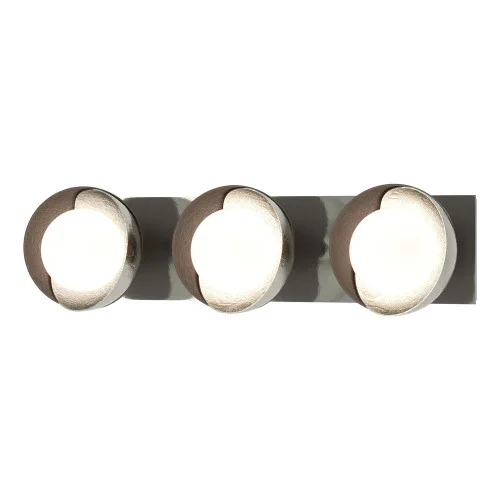 Brooklyn 3-Light Straight Double Shade Bath Sconce (65|201378-SKT-85-14-GG0711)