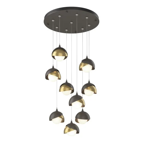 Brooklyn 9-Light Double Shade Pendant (65|131105-SKT-STND-07-86-GG0711)