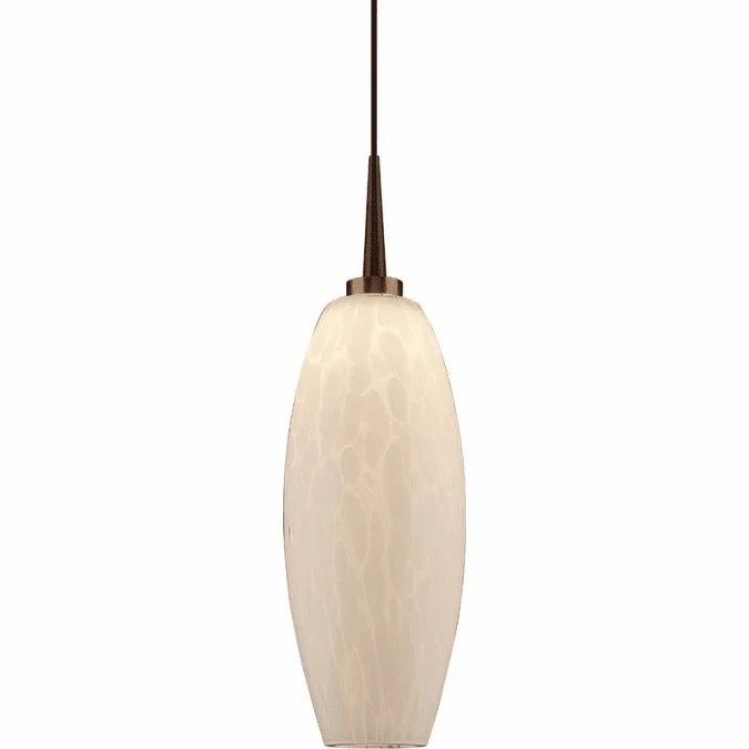 Bruck CIRO-LED-PENDANT-WHITE Ciro Contemporary White LED Mini Lighting Pendant