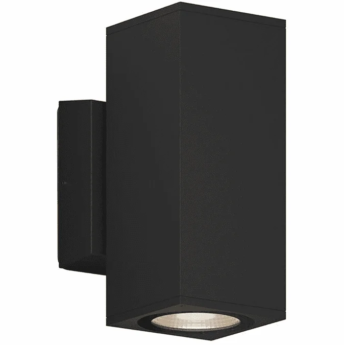Bruck EXT-4QUD-SW-15LM-30K-90-50D-BK-W-UNV-10V Sera Contemporary Anthracite LED Exterior Lamp Sconce