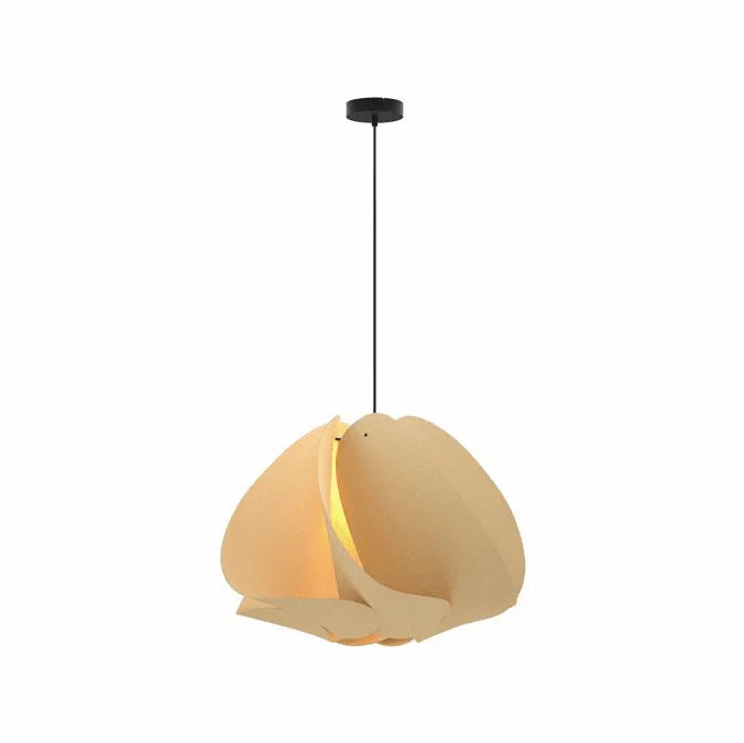 Bruck WEPMAT/68/ASH/ASH WEP Matilda 26.8″ Modern Ash Pendant Light