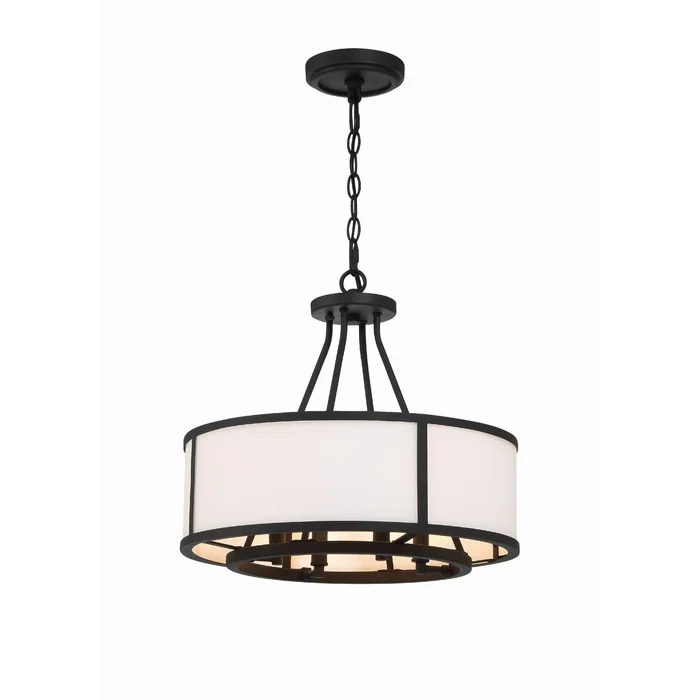 Bryant 4 Light Black Forged Chandelier 18″W x 16.75″H x 18″D