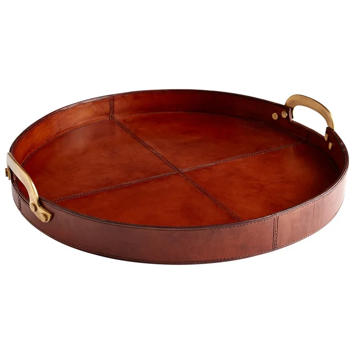 Bryant Tray Tan Large By Cyan Design