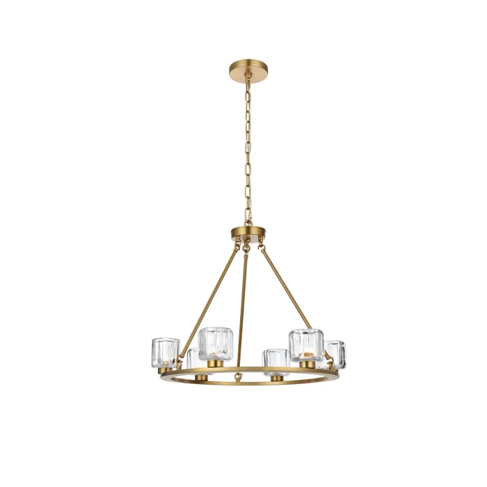 cadence 26 inch chandelier in satin gold
