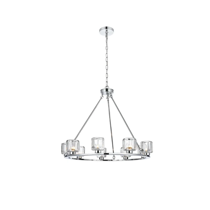 cadence 32 inch chandelier in chrome