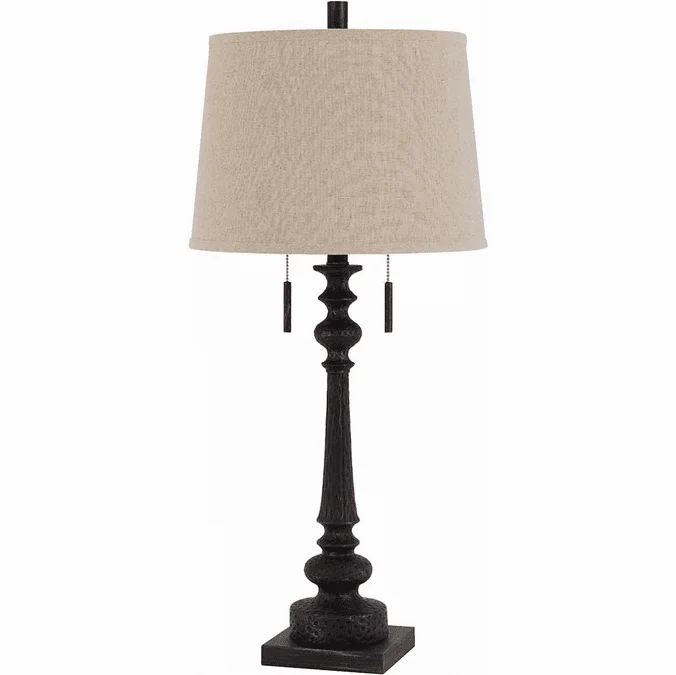 Cal BO-3024TB Torrington Rustic Iron Table Lighting