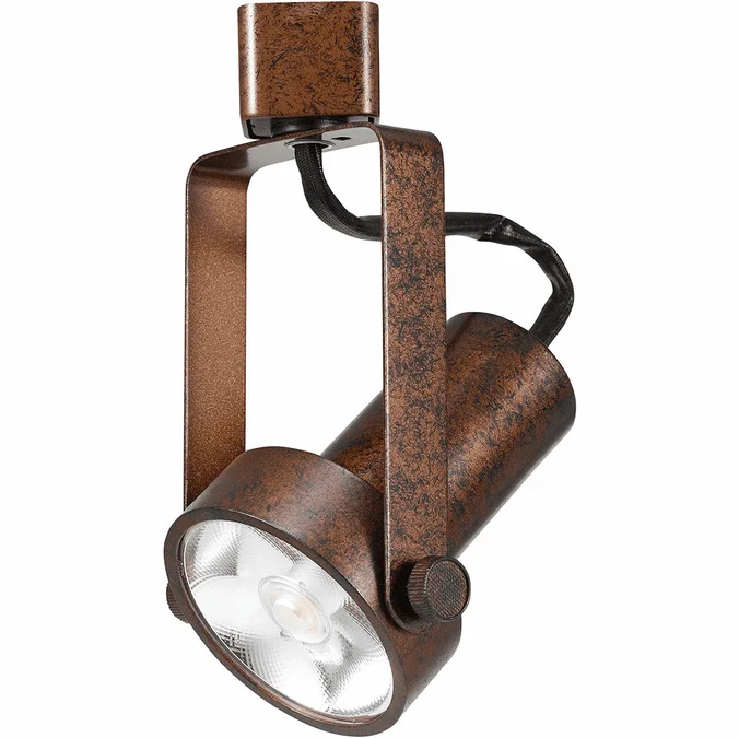 Cal HT-121-RU Modern Rust LED Home Track Lighting Flush Mount Light Fixture