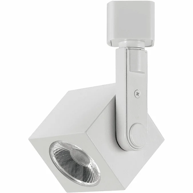 Cal HT-810-WH Contemporary White LED Track Lighting Fixture