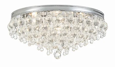 Calypso Six Light Flush Mount in Polished Chrome (60|138-CH)