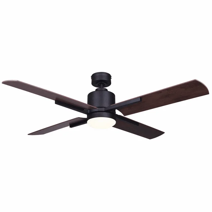 Canarm CF52LOX4BK Loxley Modern Black LED 52″ Ceiling Fan