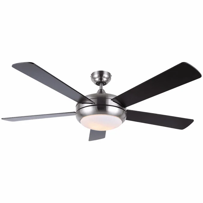 Canarm CF52MD05BN Moderne Contemporary Brushed Nickel LED 52″ Ceiling Fan