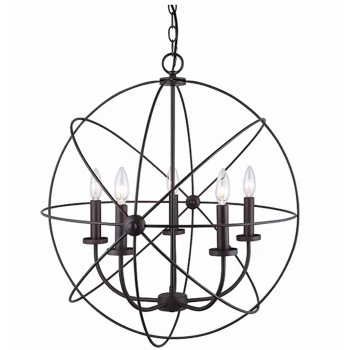 Canarm Sumerside 5-LT Chandelier – Oil Rubbed Bronze – ICH282B05ORB25