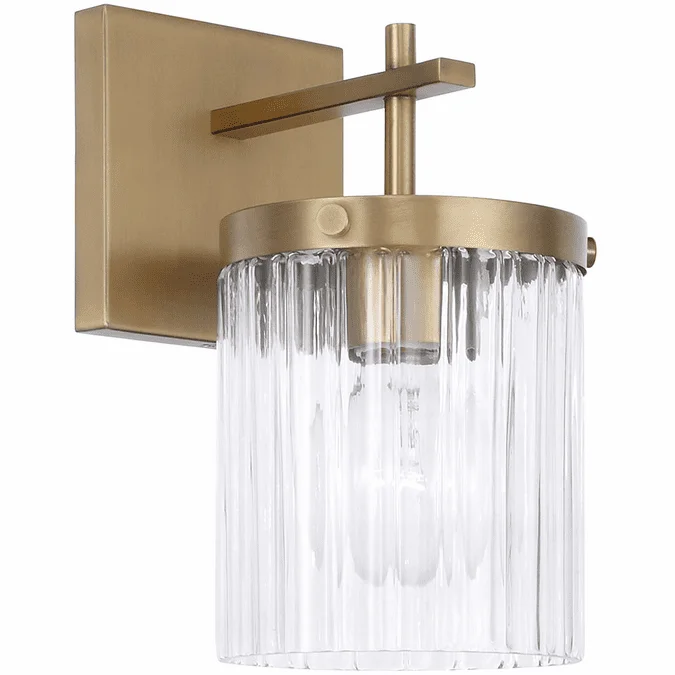 Capital Lighting 656211AD-555 Vaughn Modern Aged Brass Wall Lighting