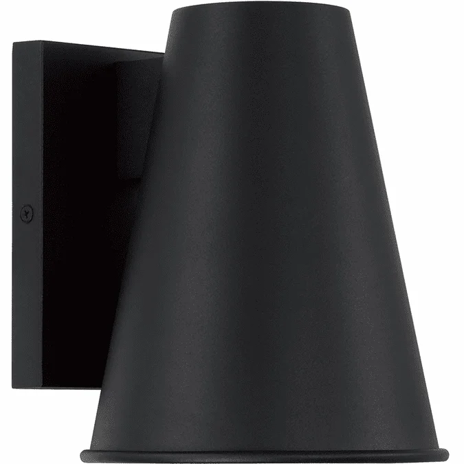 Capital Lighting 955111BK Yardley Modern Black Outdoor Wall Sconce Light