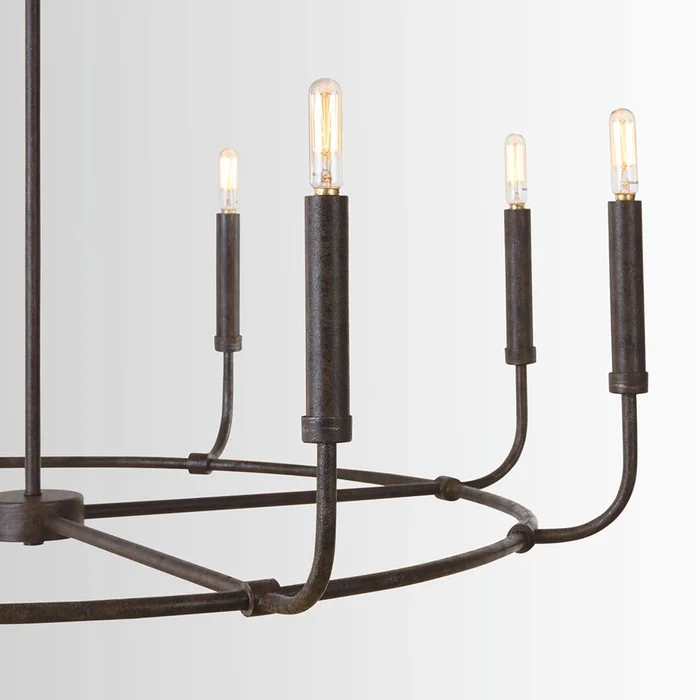 Capital Lighting Colby 8-Light Chandelier – 432882MI