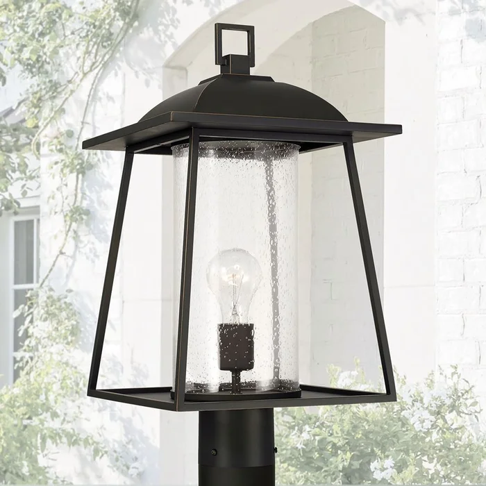 Capital Lighting Durham 1-Light Outdoor Post-Lantern – 943615OZ