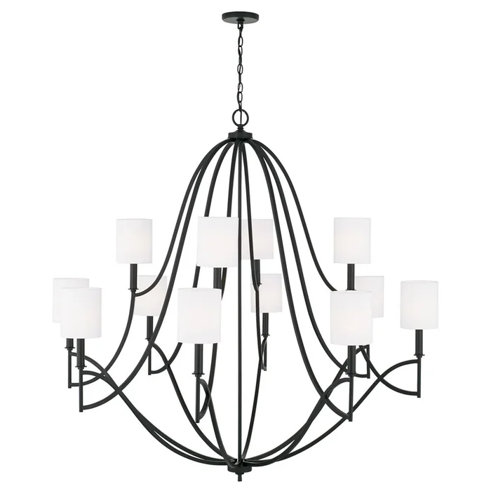 Capital Lighting Sylvia 12-Light Chandelier – 442301MB-701