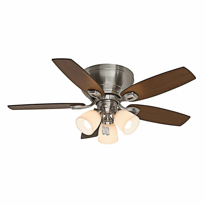 Casablanca 53187 Durant Brushed Nickel Finish 44″ Wide Ceiling Fan