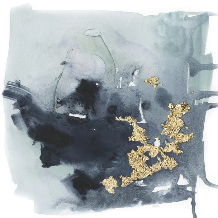 Cerulean & Gold I Giant Art 54×54 Wall Art|uvre dart murale Giant Art Cerulean & Gold I 54×54