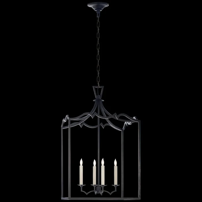 Chapman & Myers Darlana 4 Light Lantern Chandelier By Visual Comfort