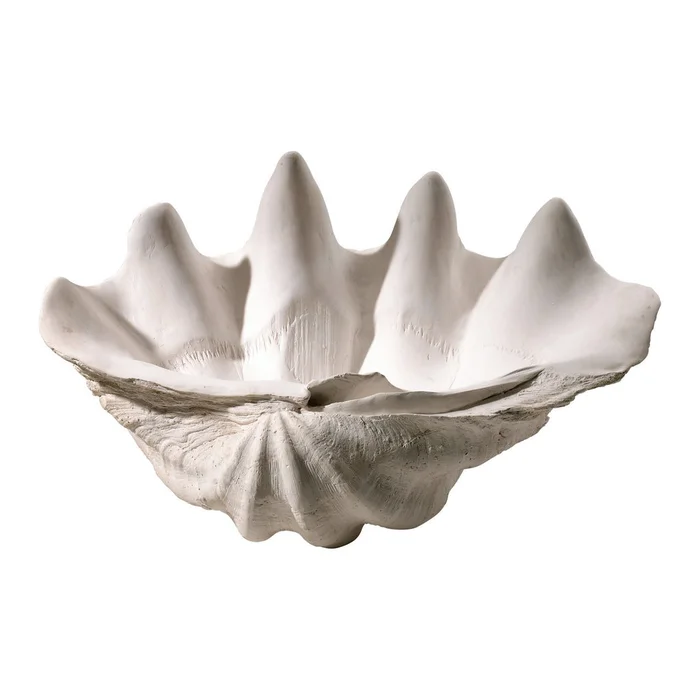 Clam Shell Bowl White By Cyan Design