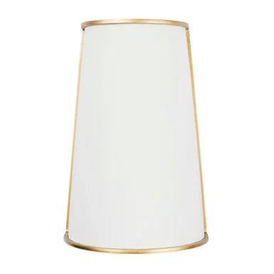 Coco Two Light Wall Sconce in Matte White/French Gold (137|364W02MWFG)