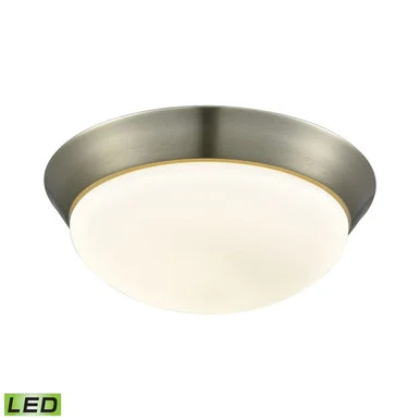 Contours LED Flush Mount in Satin Nickel (45|FML7175-10-16M)