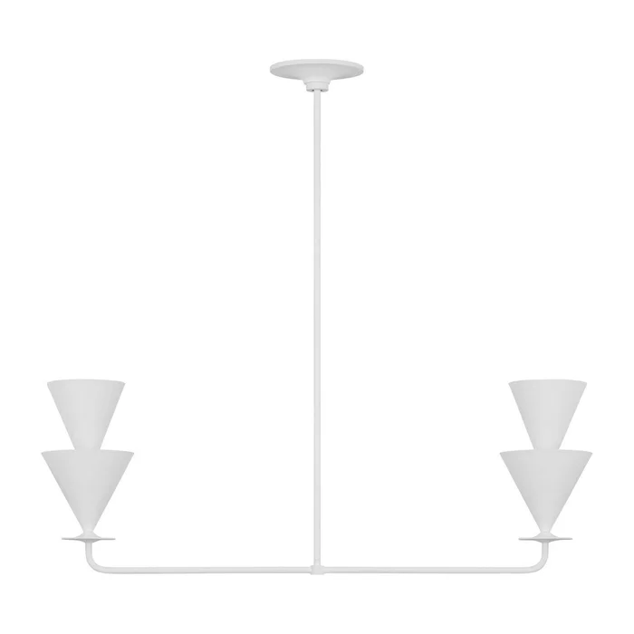 Cornet Two Light Linear Chandelier